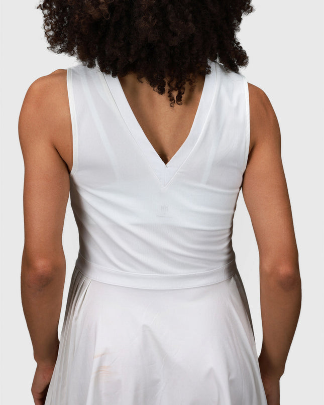 Muev Open Back Polo Dress